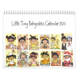 Peu de calendrier minuscule 2011 de Babycakes