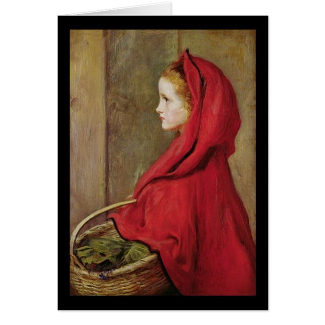 Peu de capuchon rouge par John Everett Millais (Devant)
