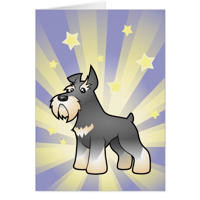 Peu de Schnauzer d'étoile (Devant)