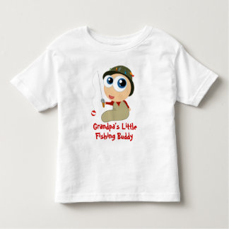 Peu de T-shirt d'ami de la pêche du grand-papa