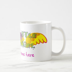 Peu de tasse d'ange avec le nom