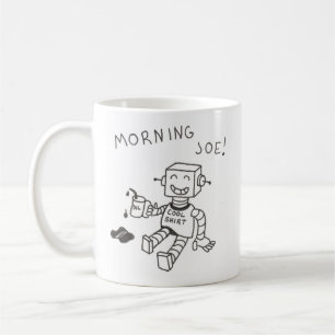 Peu de tasse de Joe de robot