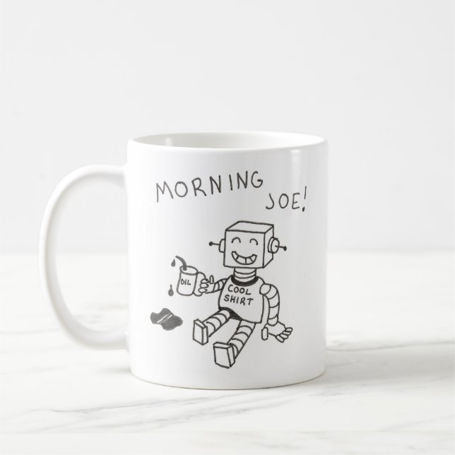 Peu de tasse de Joe de robot (Gauche)