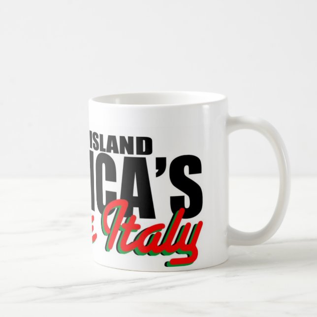 Peu de tasse de l'Italie de l'Amérique (Droite)