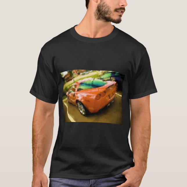 Peu d'hommes de T-shirt de Corvette (Devant)