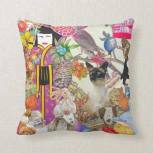 Peu et collage de plombs 1 coussin