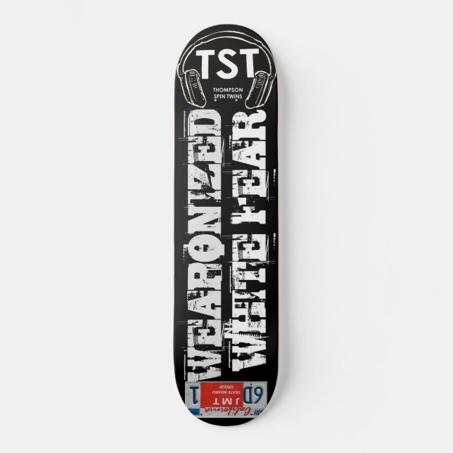 PEUR BLANCHE MILITARISÉE Skateboard (Recto)