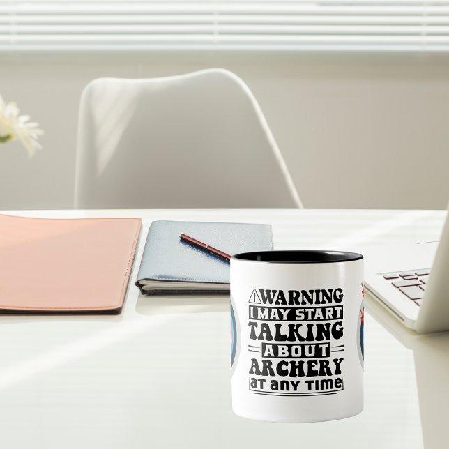 Peut Commencer À Parler De Tir À L'Arc Coffee Mug (Créateur téléchargé)