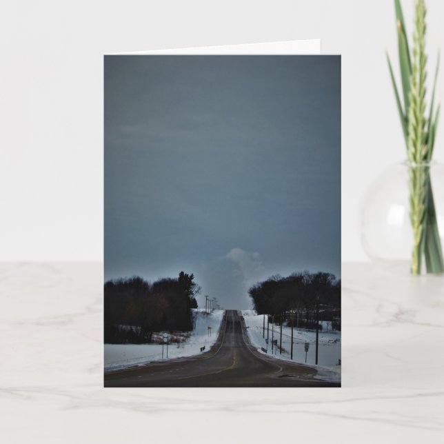 "Peut conduire à 55" Carte de Noël (Devant)