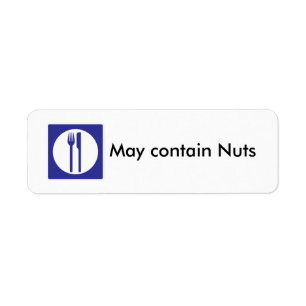 Peut contenir un étiquette Nuts