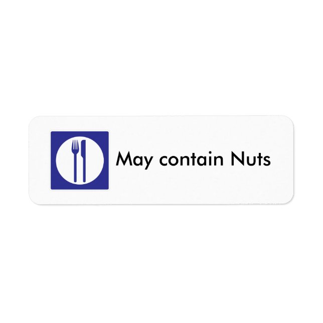 Peut contenir un étiquette Nuts (Devant)