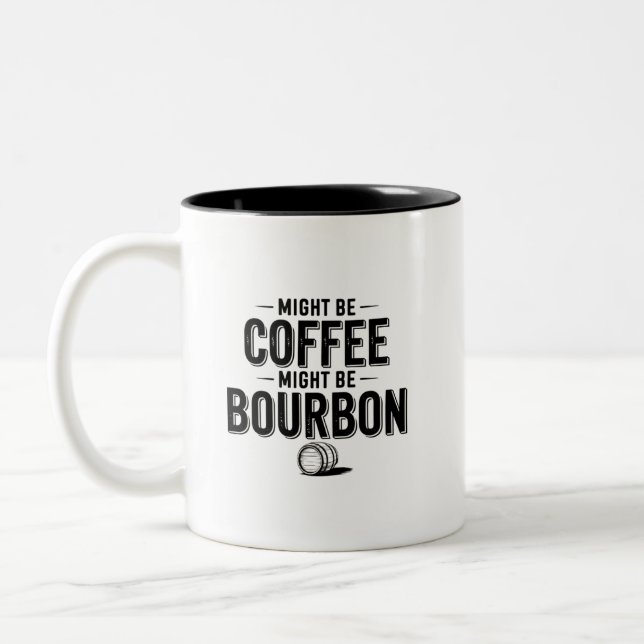 Peut-être du café, peut-être de la Mug Bourbon (Gauche)