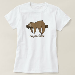 Peut-être le T-shirt de la fentes pâle de couche