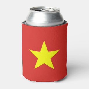 Peut le glacière avec le drapeau du Vietnam