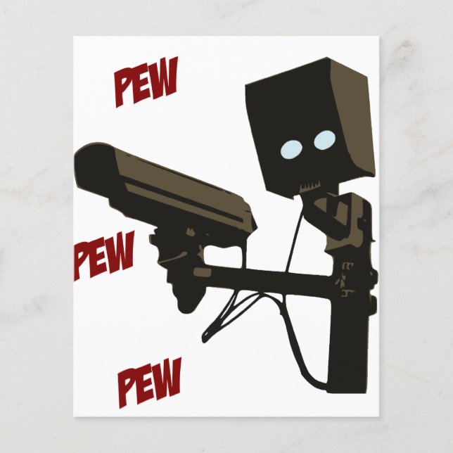 Pew Pew Pew Laser Radar Gun Robot (Devant)