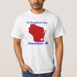 Pewaukee, le T-shirt des hommes d'affaires de WI