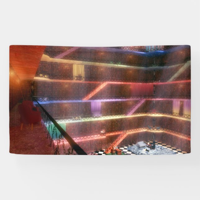 Phantastes : Bannière de la Bibliothèque du Palais (Horizontal)