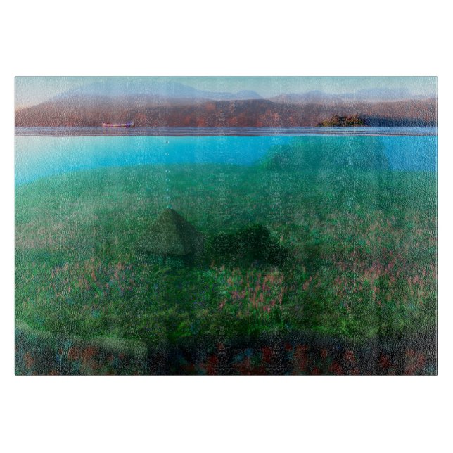 Phantastes : La planche à découper des chalets de  (Devant)