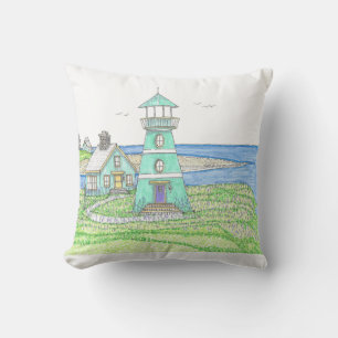 Phare 5; Coussin extérieur; Cyan