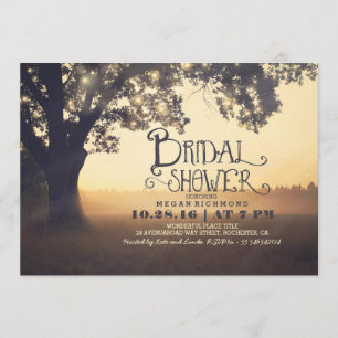 phare à cordes arbre rustique nuptiale invitation