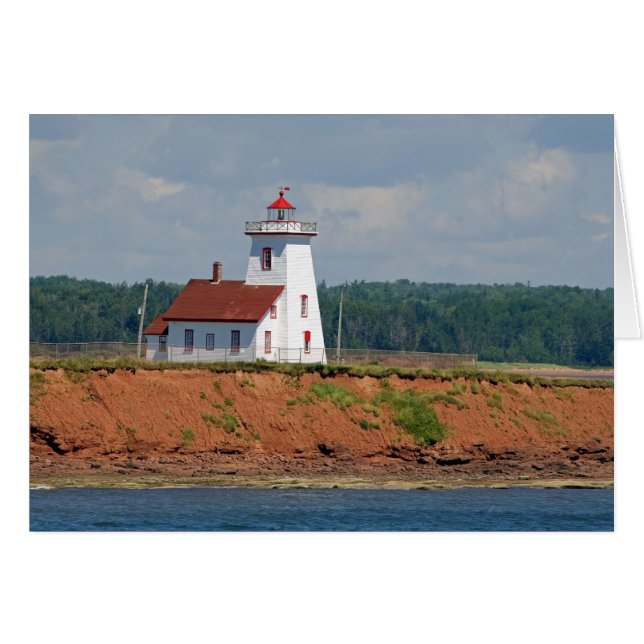 Phare à North Umberland sur l'Île-du-Prince-Édouar (Devant horizontal)