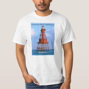 Phare américain de banc, T-shirt de la Floride
