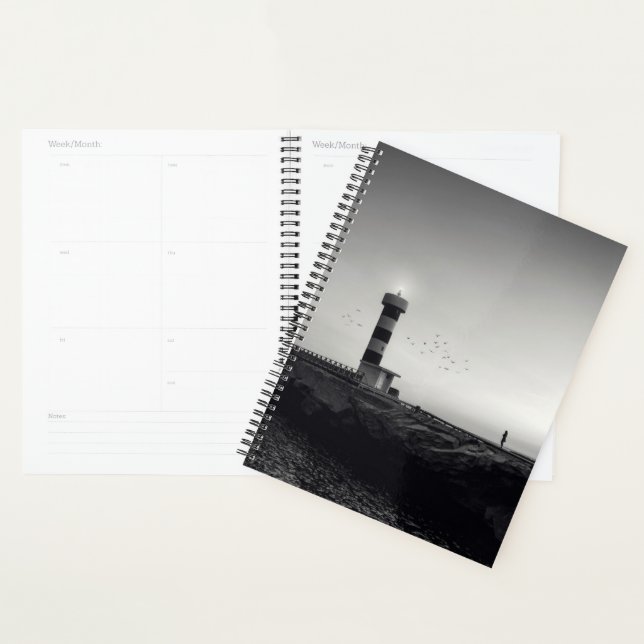 Phare au coucher du soleil (Devant avec enveloppe)