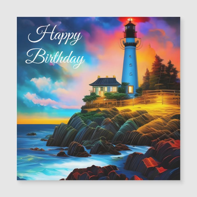 Phare au coucher du soleil (Devant)