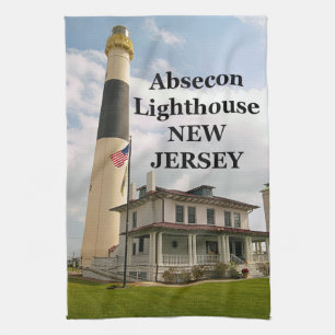 Phare d'Absecon, serviette de thé du New Jersey
