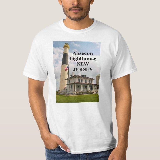 Phare d'Absecon, T-shirt de New Jersey (Devant)