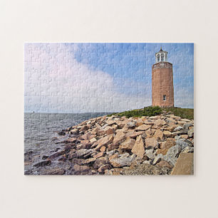 Phare d'Avery Point, Connecticut Jigsaw Puzzle