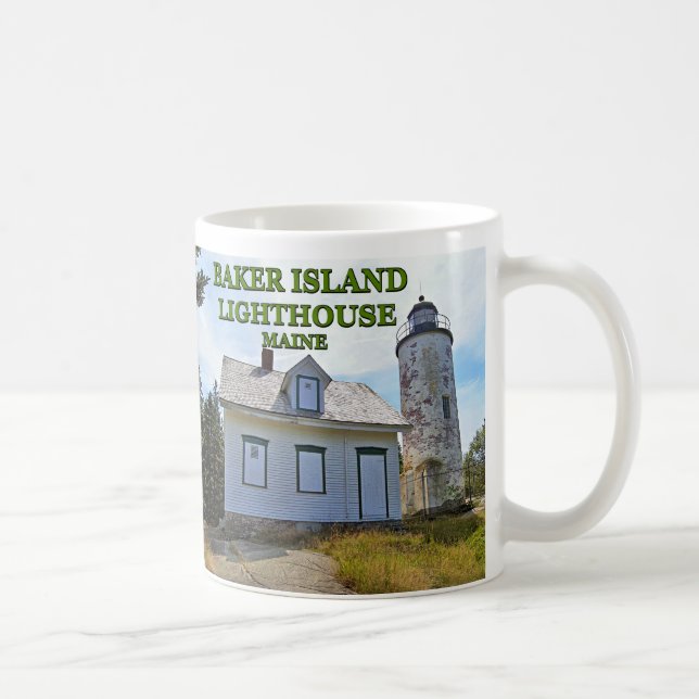 Phare de Baker Island, Maine Mug (Droite)