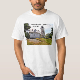 Phare de Baker Island, Maine T-Shirt