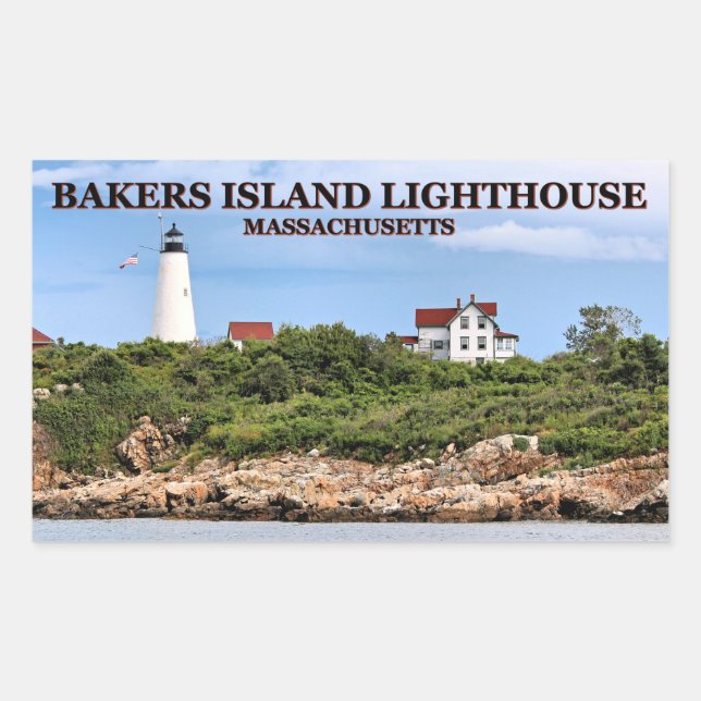 Phare de Bakers Island, Stickers Massachusetts (Devant)