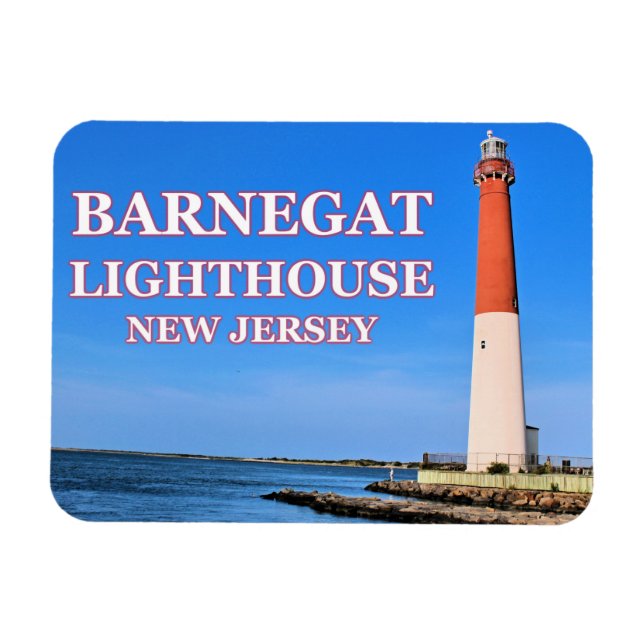 Phare de Barnegat, New Jersey - Magnet photo (Horizontal)