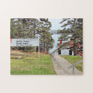 Phare de Bass Harbour Head, Maine Jigsaw Puzzle