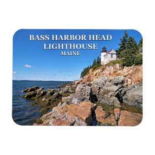 Phare de Bass Harbour Head, Maine Photo Magnet