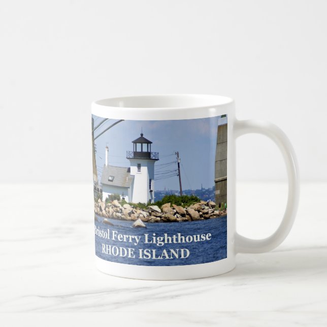 Phare de Bristol Ferry, Rhode Island Mug (Droite)