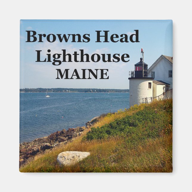 Phare de Browns Head, Maine Magnet (Devant)