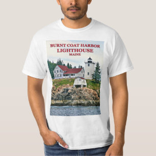 Phare de Burn Coat Harbour, T-Shirt Maine
