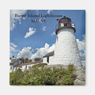 Phare de Burnt Island, Maine Magnet