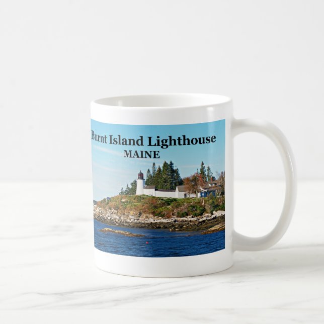 Phare de Burnt Island, Maine Mug (Droite)
