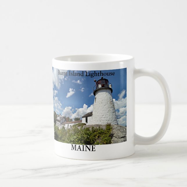 Phare de Burnt Island, Maine Mug (Droite)