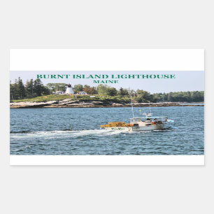 Phare de Burnt Island, Stickers Maine