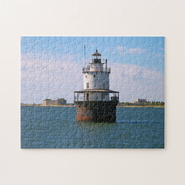 Phare de Butler Flats, Puzzle du Massachusetts (Horizontal)