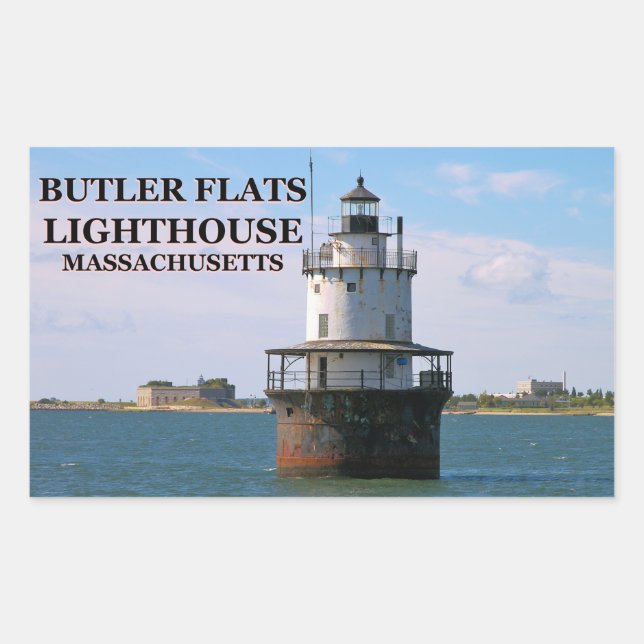 Phare de Butler Flats, Stickers Massachusetts (Devant)