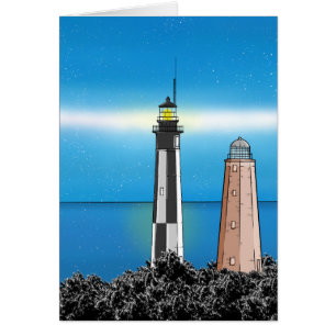 Phare de Cape Henry la nuit