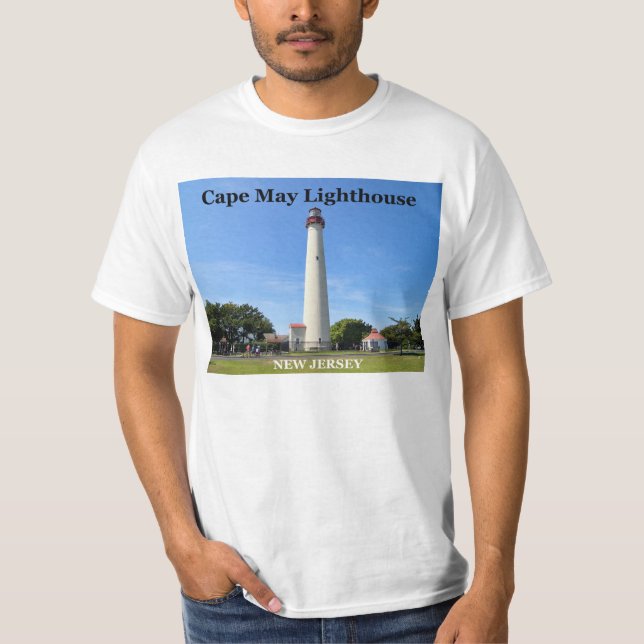 Phare de Cape May, T-shirt de New Jersey (Devant)