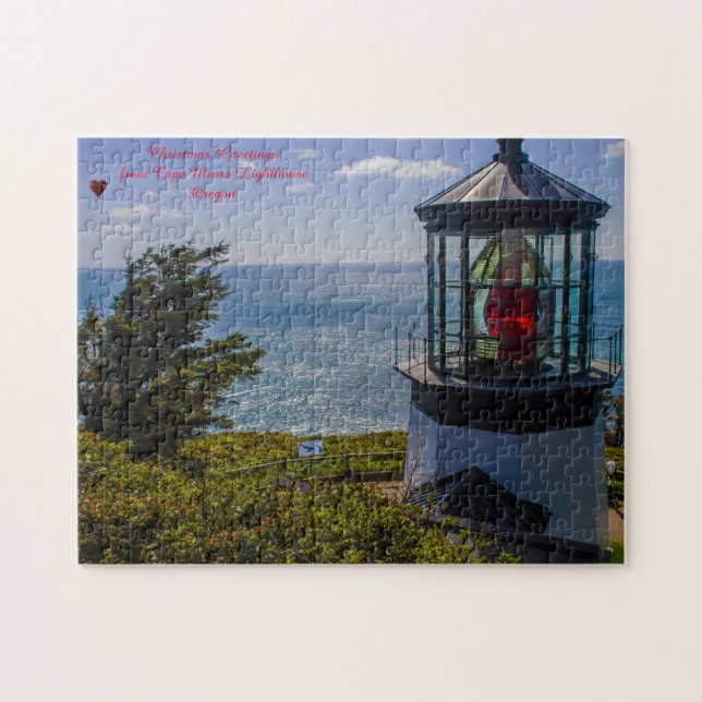 Phare de Cape Mears Oregon. Jigsaw Puzzle (Horizontal)