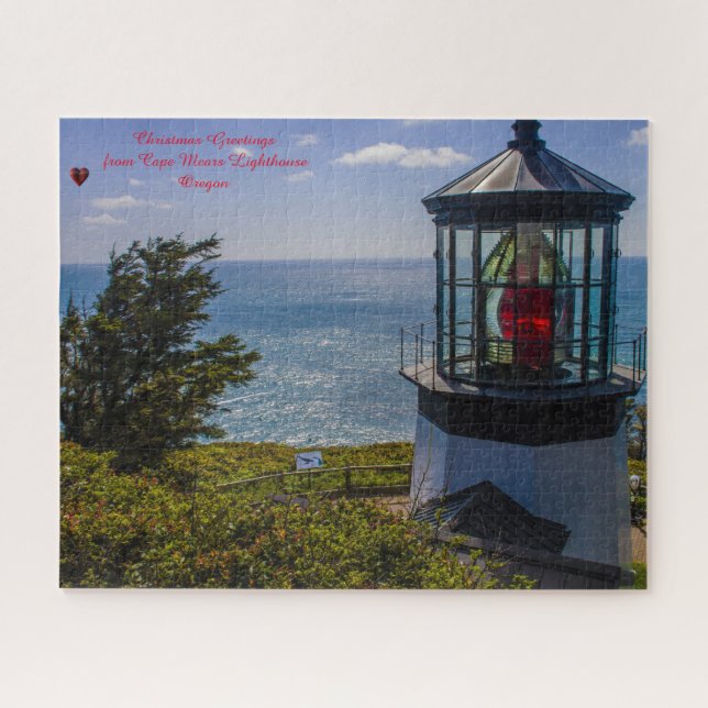 Phare de Cape Mears Oregon. Jigsaw Puzzle (Horizontal)